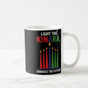 Happy Kwanzaa Candles Africa Holiday African Ameri Coffee Mug