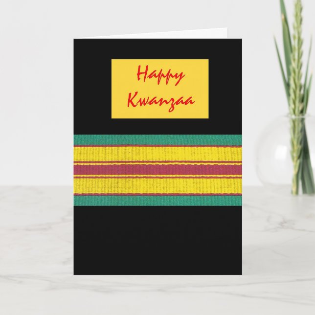 Happy Kwanzaa Card (Front)