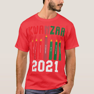 Happy Kwanzaa Celebrating Black African American T T-Shirt
