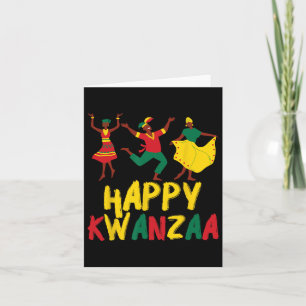 Happy Kwanzaa Celebration Seven Principles African Card