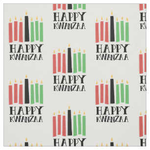 Happy Kwanzaa    Fabric