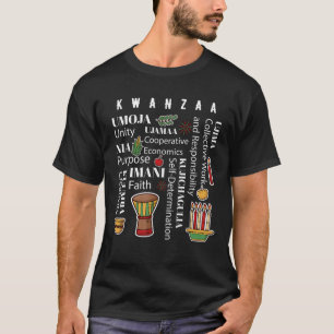 Happy Kwanzaa Family African American Christmas T-Shirt