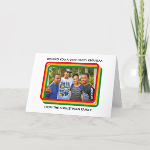 Happy Kwanzaa Family Photo Holiday