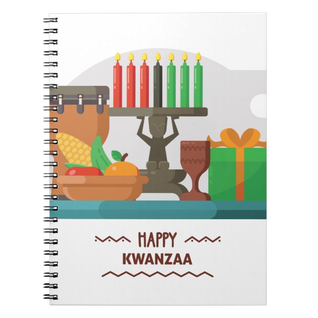 happy kwanzaa gifts notebook (Front)