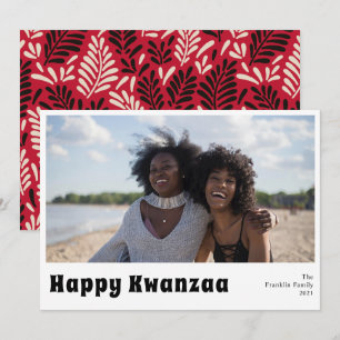 Happy Kwanzaa Holiday Photo Card