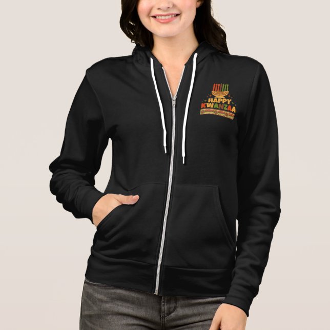 Happy Kwanzaa Hoodie (Front)