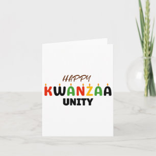 Happy Kwanzaa Kinara-seven Principles Of Kwanzaa U Card