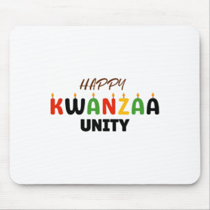 Happy Kwanzaa Kinara-seven Principles Of Kwanzaa U Mouse Mat