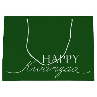 Happy Kwanzaa Large Gift Bag