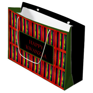 Happy Kwanzaa Large Gift Bag