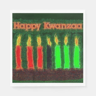 Happy Kwanzaa Napkin