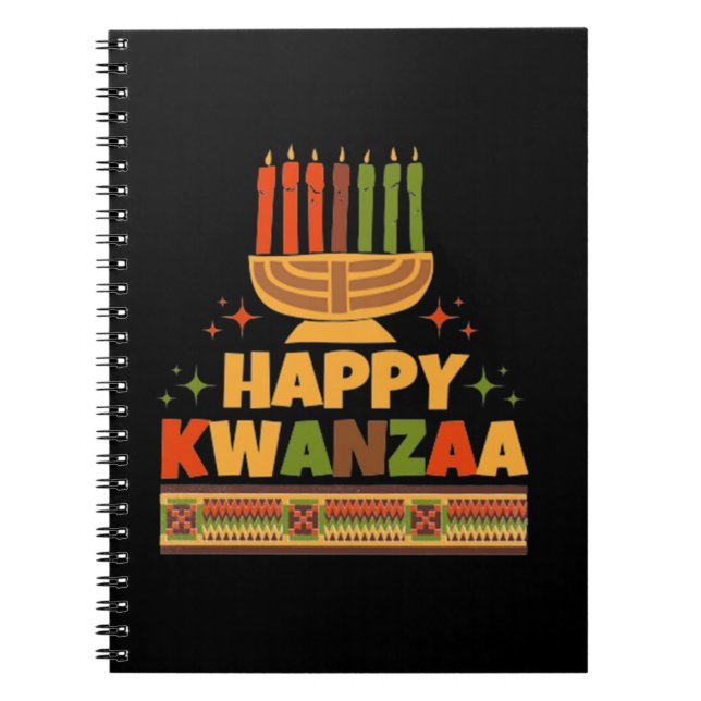 Happy Kwanzaa Notebook (Front)