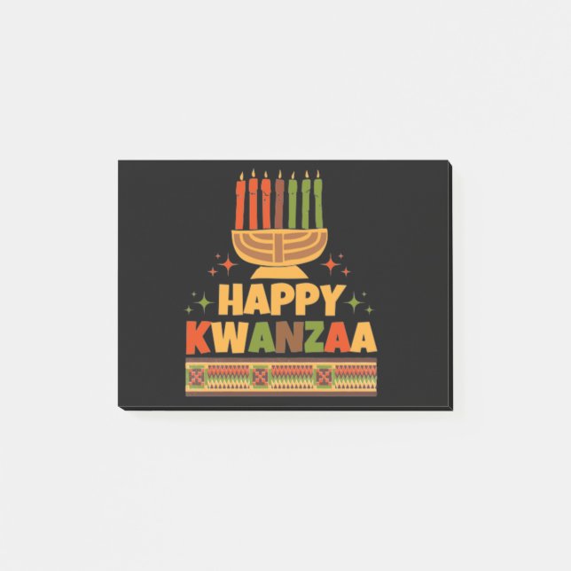 Happy Kwanzaa Post-it Notes (Front)