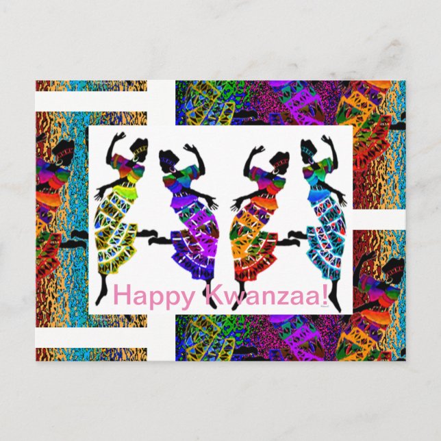 Happy Kwanzaa! Postcard (Front)