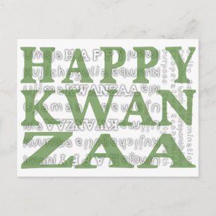 Happy Kwanzaa Postcard