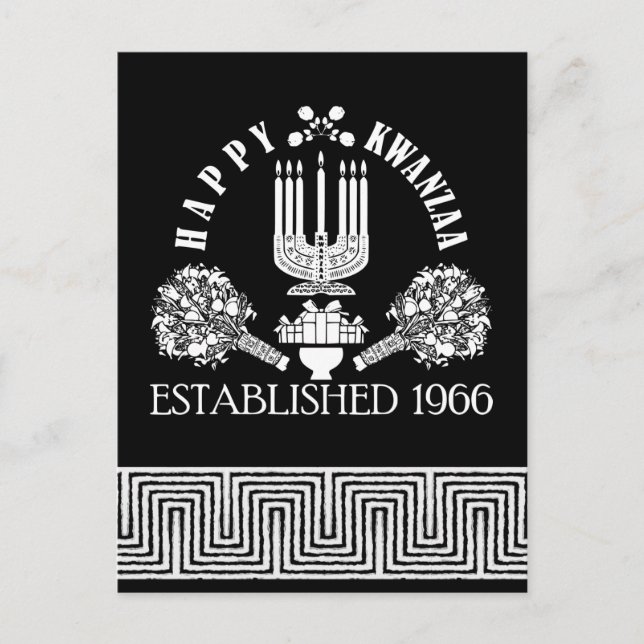 Happy Kwanzaa Postcard (Front)