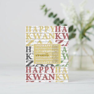 Happy Kwanzaa Postcard