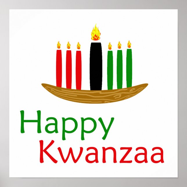 Happy Kwanzaa Poster (Front)