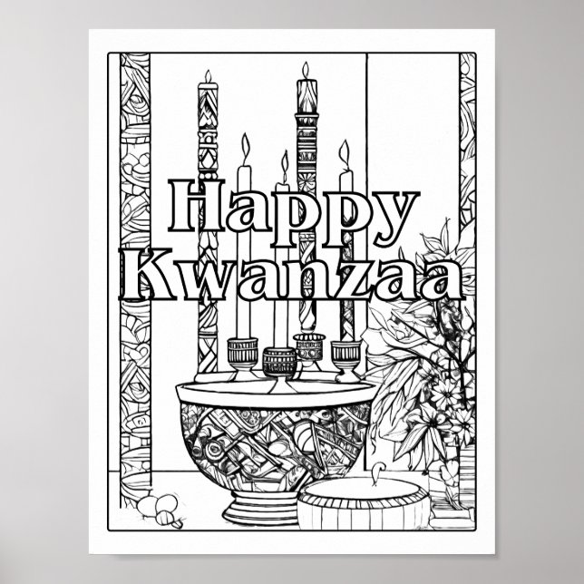 Happy Kwanzaa  Poster (Front)