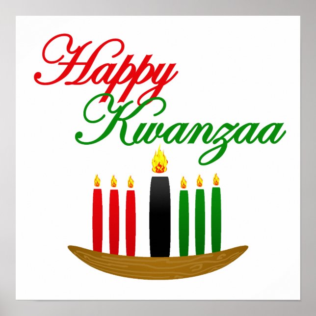 Happy Kwanzaa Poster (Front)