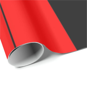 Happy Kwanzaa Red Black Green Stripes Pattern Wrapping Paper