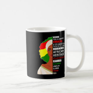 Happy Kwanzaa Seven Principles Of Kwanzaa Men Wome Coffee Mug