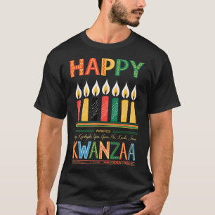 Happy Kwanzaa Seven Principles Of Kwanzaa Men Wome T-Shirt