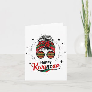 Happy Kwanzaa Seven Principles Of Kwanzaa Messy Bu Card