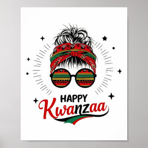 Happy Kwanzaa Seven Principles Of Kwanzaa Messy Bu Poster