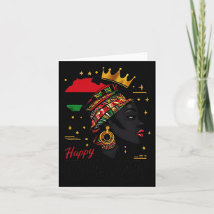 Happy Kwanzaa Seven Principles Of Kwanzaa Women 0 Card