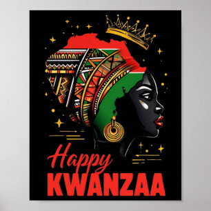 Happy Kwanzaa Seven Principles Of Kwanzaa Women 2 Poster