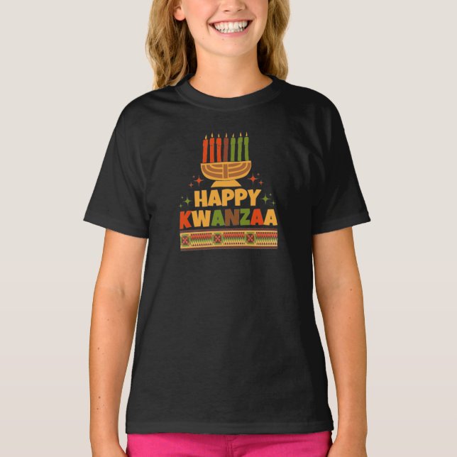 Happy Kwanzaa T-Shirt (Front)