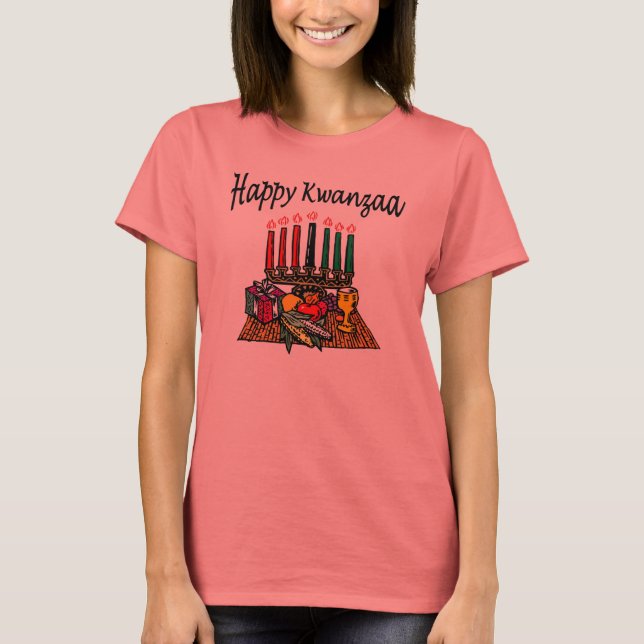 Happy Kwanzaa T-Shirt (Front)