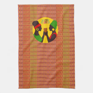 Happy Kwanzaa Tea Towel