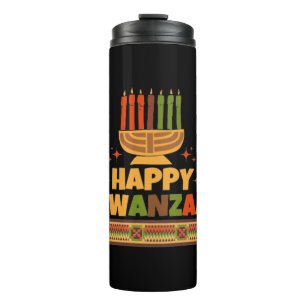 Happy Kwanzaa Thermal Tumbler