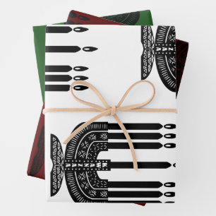 Happy Kwanzaa Wrapping Paper Sheet