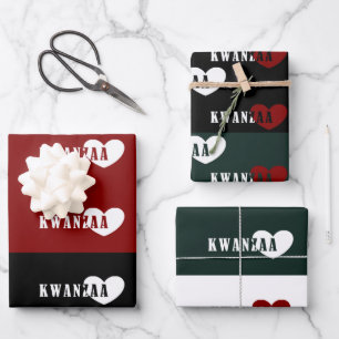 Happy Kwanzaa Wrapping Paper Sheet