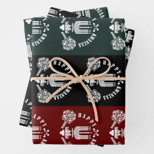 Happy Kwanzaa Wrapping Paper Sheet