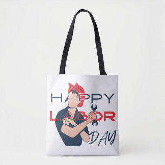happy labor day  for hardworking women- 2024  tote bag