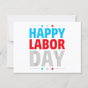 Happy Labor Day! Postcard