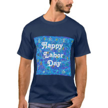 Happy Labour Day abstract art