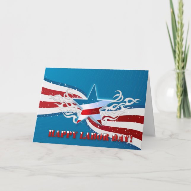 Happy Labour Day Card (Front)