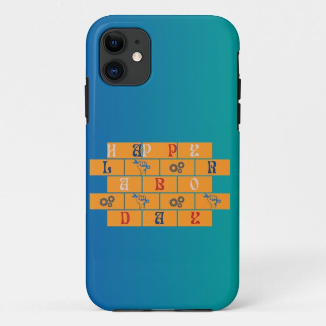happy labour day Case-Mate iPhone case (Back)