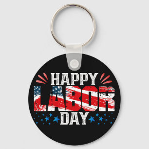 Happy Labour Day Key Ring