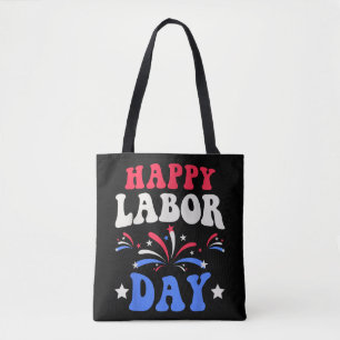 Happy Labour Day Men Women Kids Tote Bag