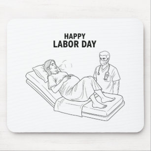 Happy Labour Day Mouse Mat