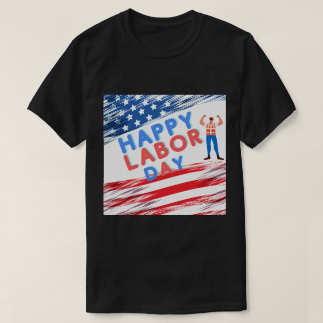 happy labour day new york, happy labour bay , Gift T-Shirt (Design Front)