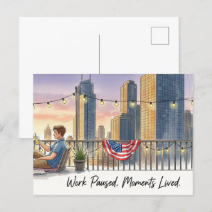 Happy Labour Day  Postcard