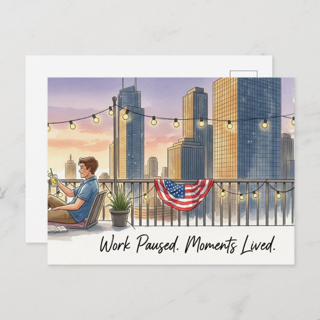 Happy Labour Day  Postcard (Front/Back)