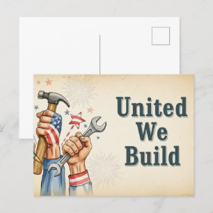 Happy Labour Day  Postcard